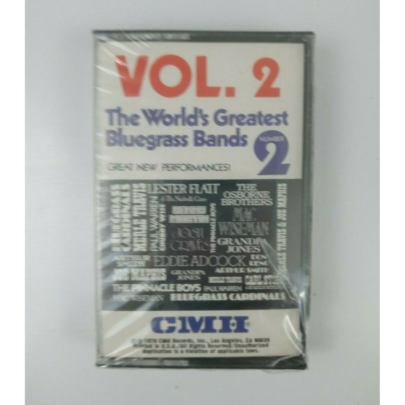 Other - New The World's Greatest Bluegrass Bands Vol. 2  Cassette